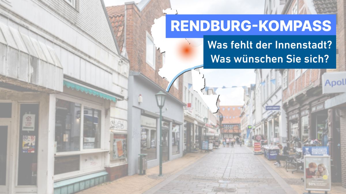 Machen Sie mit teilen Sie uns Ihre Meinung zur Rendsburger Innenstadt mit.